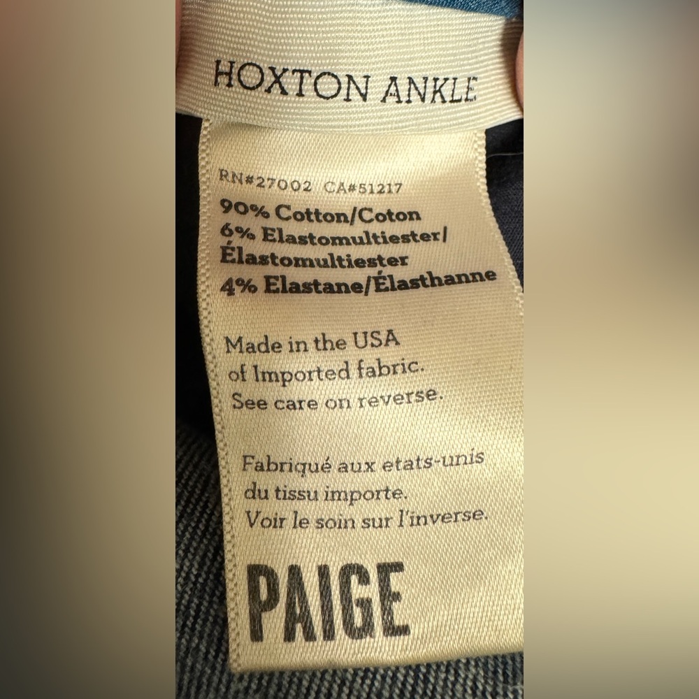 Paige Denim Hoxton Ankle Jeans - Picture 3 of 5